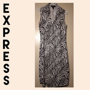 EXPRESS. Dress... Zebra print